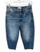 DAZE Size 26 Dark Wash Cotton High Waist Barrel Leg Jeans Dark Wash / 26
