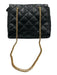 Tory Burch Black Leather Quilted Chain Strap shoulder bag Bag Black / S/M