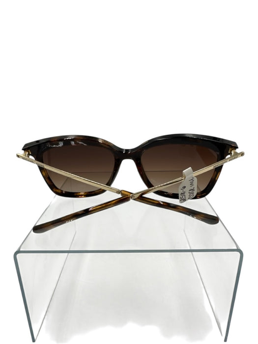 Michael Kors Brown & Gold Acetate Gold hardware Square Sunglasses Brown & Gold