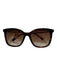 Michael Kors Brown & Gold Acetate Gold hardware Square Sunglasses Brown & Gold