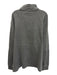 Polo Size XXL Dark Gray Cotton Solid Quarter Zip Men's Long Sleeve Shirt Dark Gray / XXL