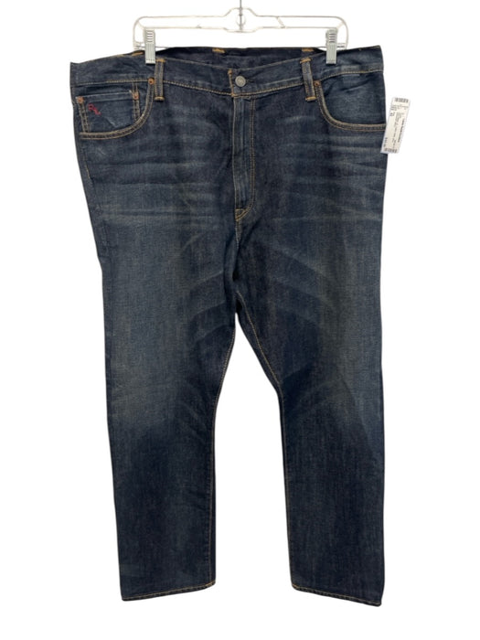 Polo Size 42 Dark Wash Cotton Solid Jean Men's Pants Dark Wash / 42