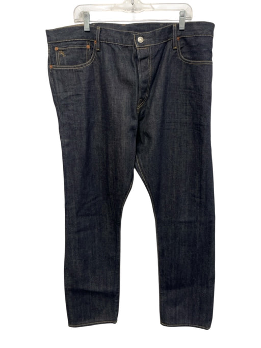Polo Size 42 Dark Wash Cotton Solid Jean Men's Pants Dark Wash / 42