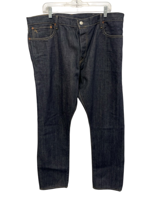 Polo Size 42 Dark Wash Cotton Solid Jean Men's Pants Dark Wash / 42