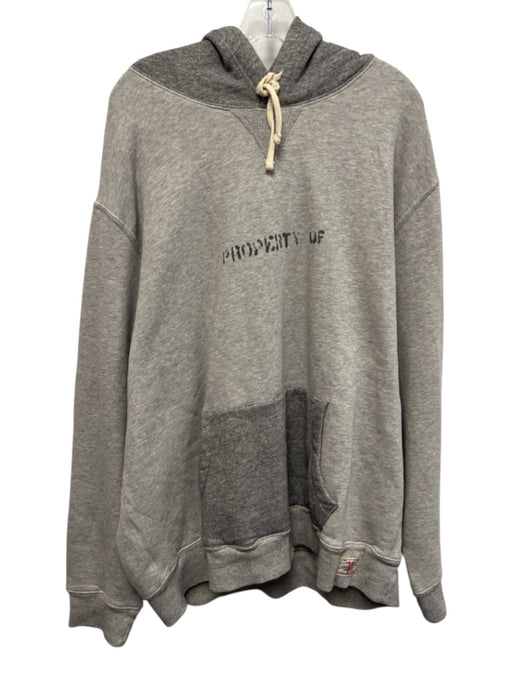 Polo NWT Size XXL Gray Cotton Solid Hoodie Men's Jacket Gray / XXL