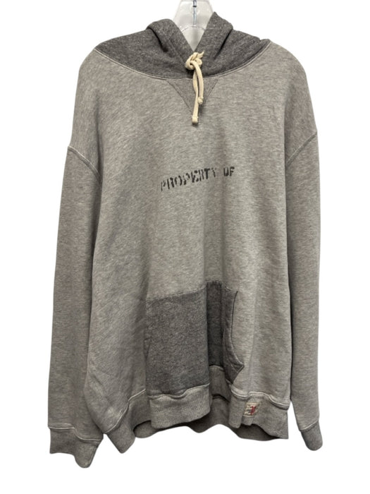 Polo NWT Size XXL Gray Cotton Solid Hoodie Men's Jacket Gray / XXL