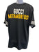 Adidas x Gucci NWT Size XXL Black Cotton logo T shirt Crew Men's Short Sleeve Black / XXL