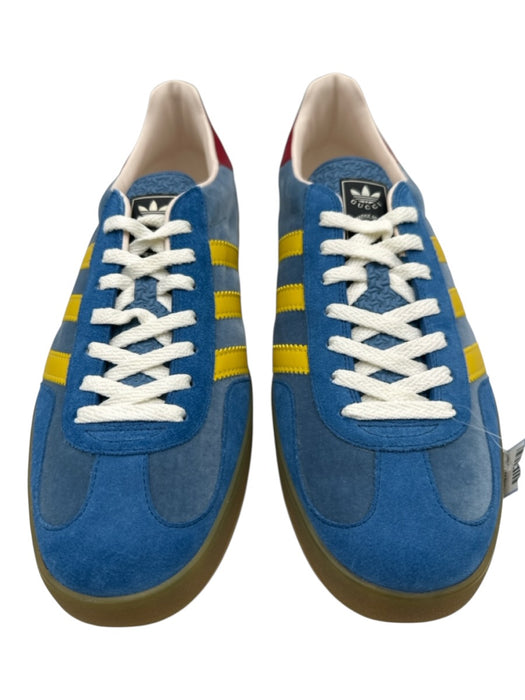 Adidas x Gucci Shoe Size 13.5 NWT Blue Velour Solid Sneaker Men's Shoes Blue / 13.5