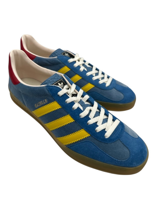 Adidas x Gucci Shoe Size 13.5 NWT Blue Velour Solid Sneaker Men's Shoes Blue / 13.5