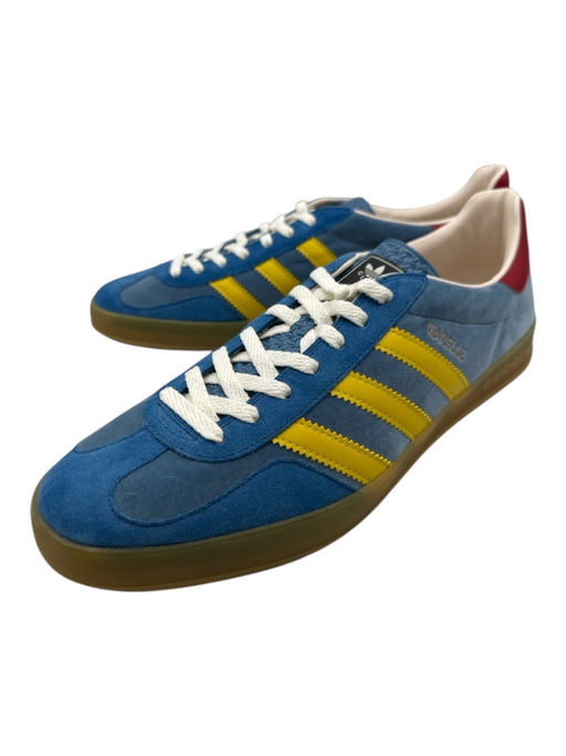 Adidas x Gucci Shoe Size 13.5 NWT Blue Velour Solid Sneaker Men's Shoes Blue / 13.5