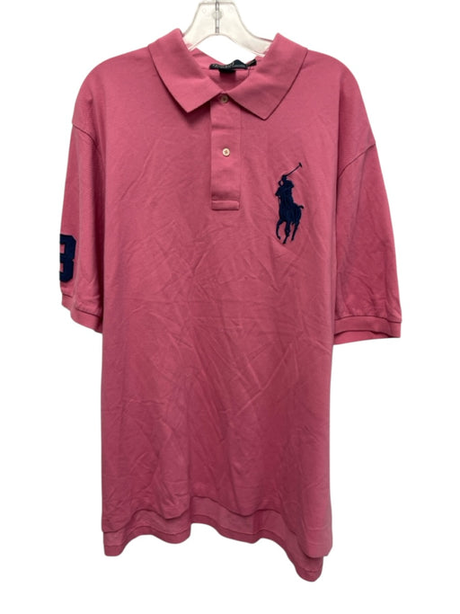 Polo NWT Size XXL Pink Cotton Solid Polo Men's Short Sleeve Pink / XXL