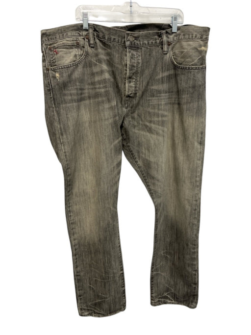 Polo Size 42 Gray Cotton Washed Jean Men's Pants Gray / 42