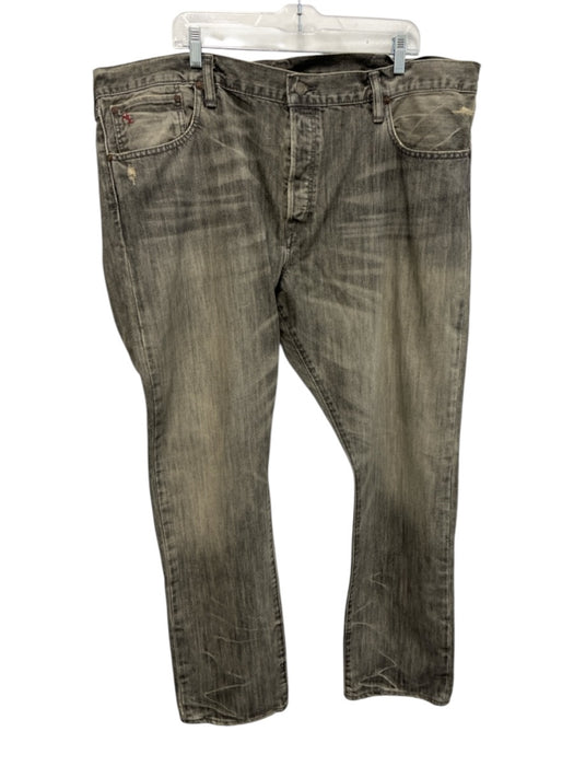 Polo Size 42 Gray Cotton Washed Jean Men's Pants Gray / 42