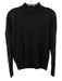 J Crew Size S Black Cashmere Long Sleeve Ribbed Detail Turtle Neck Sweater Black / S