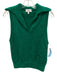 & Other Stories Size S Green Wool & Mohair Sleeveless V Neck Vest Sweater Green / S