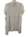 Johnny Was Size L White Cupra Rayon Short Sleeve Embroidered Design Mini Dress White / L