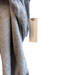 Maeve Size S Grey Cotton Crew Neck Long Sleeve Cropped Nautical Top Grey / S