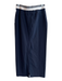The Upside Size S Navy Polyamide Front Zip Below Knee Elastic Waist Skirt Navy / S