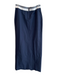 The Upside Size S Navy Polyamide Front Zip Below Knee Elastic Waist Skirt Navy / S