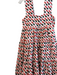 Anthropologie Size S White multi Cotton Lipstick Square Neck Sleeveless Dress White multi / S