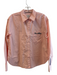 Maeve Size XS Pink Cotton Collar Embroidered Long Sleeve Button Down Top Pink / XS