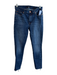 7 For All Mankind Size 30 Medium & Dark Wash Cotton Skinny Zip Fly Raw Hem Jeans Medium & Dark Wash / 30