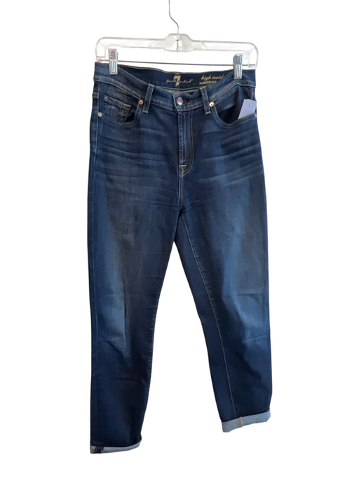 7 For All Mankind Size 28 Medium & Dark Wash Cotton Blend 5 Pocket Zip Fly Jeans Medium & Dark Wash / 28