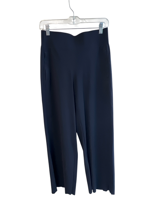 Athleta Size S Navy Nylon & Spandex Elastic Waist High Rise Side Pocket Pants Navy / S