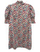 Hyacinth House Size S Pink, Red, Blue Cotton Short Puff Sleeve Buttons Dress Pink, Red, Blue / S