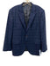 Peter Millar Blue Wool Plaid 2 Button Men's Blazer Blue / 44r