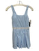 The Upside Size XS Light blue & white Nylon Blend Pleated Stripe Tennis Dress Light blue & white / XS