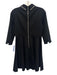 Kate Spade Size S Black Viscose Blend Embellished Collar 3/4 Sleeve Dress Black / S