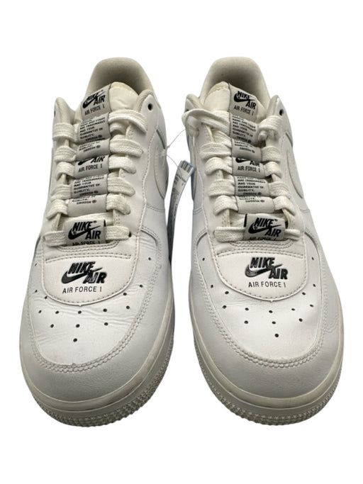 Nike Shoe Size 9.5 AS IS White & Black Leather logo Sneaker Men's Shoes White & Black / 9.5