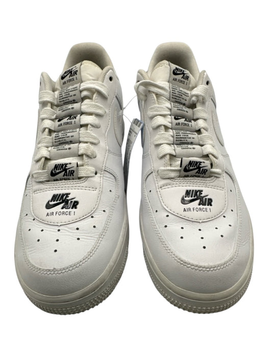 Nike Shoe Size 9.5 AS IS White & Black Leather logo Sneaker Men's Shoes White & Black / 9.5