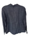 Eileen Fisher Size SP Navy Linen Long Sleeve Button Down Jacket Navy / SP