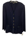 St. John Size 6 Navy Blue No Fabric Tag V Neck Button Down gold accent Cardigan Navy Blue / 6
