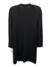 St. John Basics Size 4 Black No Fabric Tag Knit Shoulder Pads Sweater Cardigan Black / 4