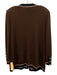 St. John Collection Size 6 Brown, Black & Cream No Fabric Tag Long Cardigan Brown, Black & Cream / 6