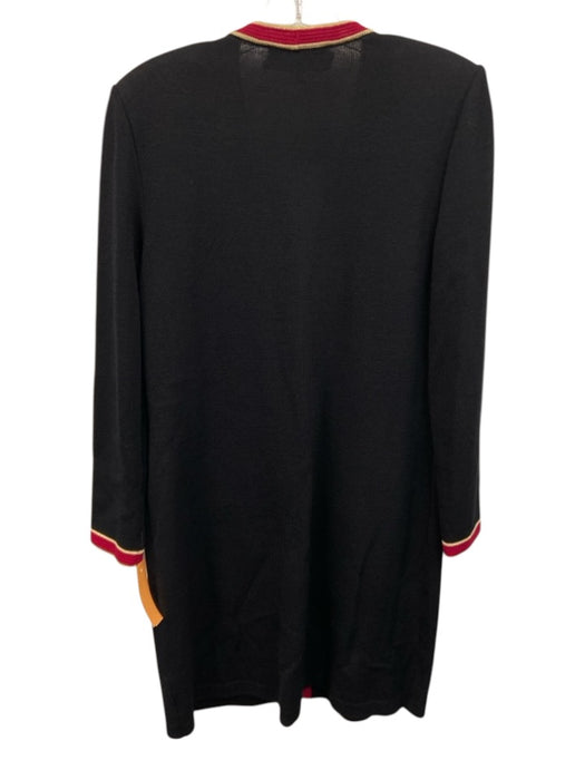 St. John Collection Size 6 Black, Red & Gold No Fabric Tag Knit Cardigan Black, Red & Gold / 6