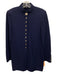 St. John Basics Size 6 Navy Blue No Fabric Tag Knit Shoulder Pads Jacket Navy Blue / 6