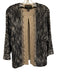 St. John Couture Size 4/6 Beige, Black & White Wool Blend Knit Tweed Dress Set Beige, Black & White / 4/6