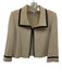 St. John Collection Size 4/2 Cream Beige & Black No Fabric Tag Knit Dress Set Cream Beige & Black / 4/2