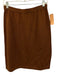 St. John Collection Size 6 Rust Brown No Fabric Tag Elastic Waistband Knit Skirt Rust Brown / 6