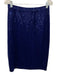 St. John Evening Size 10/8 Blue No Fabric Tag Elastic Waistband Knit Skirt Set Blue / 10/8