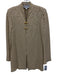 St. John Size 4 Beige Wool Blend Ornamental Toggle Clasps Jacquard Floral Jacket Beige / 4