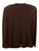 St. John Size 6 Chocolate Brown No Fabric Tag V Neck & Toggle Clasps Skirt Set Chocolate Brown / 6