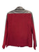 St. John Sport Size S Red, White & Black Polyester Blend Leather Accent Jacket Red, White & Black / S