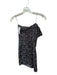 ASTR Size S Graphite Polyester Sequin Strapless Plunge Neck Zip Back Dress Graphite / S