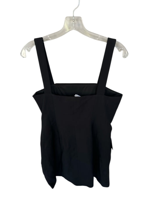Hutch Size 8 Black Polyester Blend Double Button Sleeveless Front Pockets Romper Black / 8