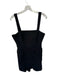 Hutch Size 8 Black Polyester Blend Double Button Sleeveless Front Pockets Romper Black / 8